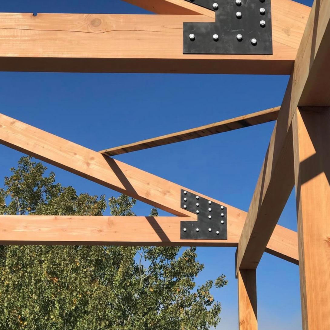 White Point - Custom Carport on San Juan Island