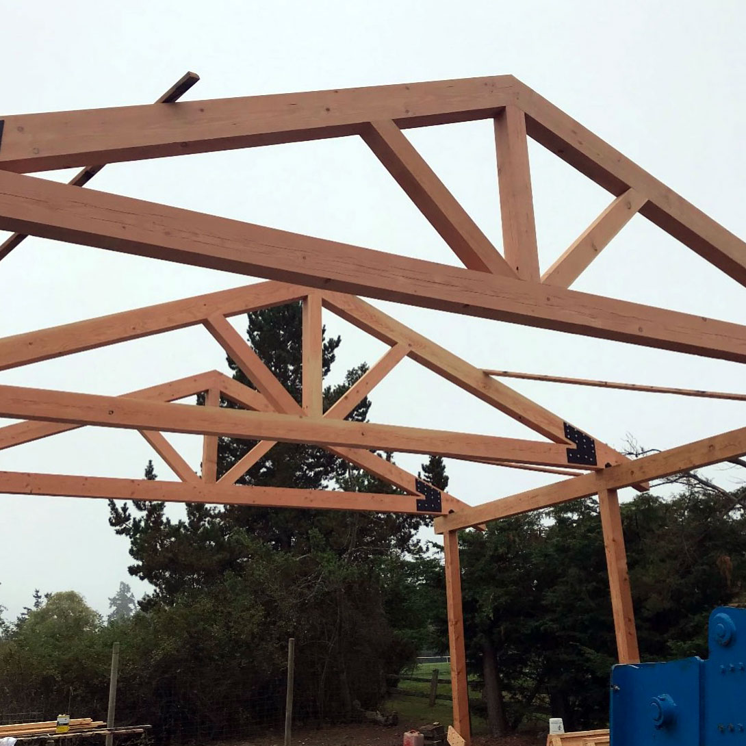 White Point - Custom Carport on San Juan Island